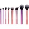 RAYAKT Set di 8 pennelli professionali per trucco, ideali per il trucco del viso e per i principianti