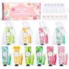 KIYTARBOO 6 creme mani + 6 balsami labbra, set regalo da 12 pezzi per donna e uomo | Set di creme mani e balsami labbra con buoni regalo e sacchettini, regalo di Natale, compleanni o pensierini per feste.