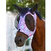 Harrison Howard Maschera antimosche elasticizzata con apertura Forelock e motivi comoda traspirante aderente aderente maschera per cavalli, squame di pesce, M