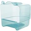 Trixie 54032 - Vasca da bagno semicircolare, 15 × 16 × 17 cm, colori assortiti