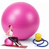 Relaxdays Palla fitness, taglie e colori | con pompa, anti-scoppio, 150 kg, PVC, palla fitness per yoga e pilates, palla seduta ufficio