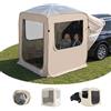 Alvantor - Tenda gazebo per 6-10-15 persone, tenda a baldacchino con zanzariera, protezione solare istantanea, resistente ai raggi UV, per giardino, patio, cortile