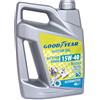 Goodyear Olio Motore 15W-40 Benzina, Diesel e GPL/Metano, 4 Stagioni Active 3000, Minerale Multigrado ad Alte Prestazioni, Protezione Anti-Attrito Motori Usurati, API SN/CF, 4L