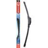 AREXONS - Spazzola Flat Blade 70cm, Design Aerodinamico | Con Kit Adattatori, Per Tergicristalli Tradizionali e Nuova Generazione, Gomma Grafitata, Struttura Plastica Alta Resistenza