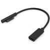 Loxzevox Cavo adattatore USB-C a Surface Connect magnetico 65W PD, ricarica rapida per Microsoft Surface Pro 3/4/5/6/7, Surface Go, Laptop, Book, design compatto durevole per i viaggi