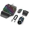Maodom Tastiera da gioco e mouse Combo Adapter per gioco mobile, tastiera wireless 4.0 Mobile Game Controller 7.0 e superiori, per iOS7-iOS13.3