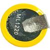 Generic Batteria a bottone ML1220 3V con perno di saldatura, ML1220 piede 10 | Pin della saldatura della linguetta della lega per saldatura del metallo con il Pin di scarico basso per gli apparecchi