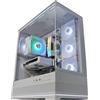 Golook PC Gaming Alaska 2.0 - R5 7500F RTX 5060 16GB DDR5 1TB SSD NVME Full White Bianco