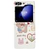 BLOTECH Custodia Carina per Samsung Galaxy Z Flip5, Personaggio dei Cartoni Animati Fullbody Ultra Sottile Protettivo per l'orso Love Bag Custodia Cute Cartoon Cover IMD Cases Cover per Samsung Galaxy Z Flip5