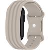 GIOPUEY Cinturini Compatibile con Garmin CIRQA Band, Morbido Silicone Cinturino [Resistente all'Usura] [Traspirante] - B-Beige