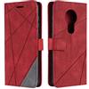 SONWO Cover per Nokia 6.2, Flip Caso in PU Pelle Case Cover Portafoglio Custodia per Nokia 6.2, [Kickstand] [Slot per Schede], Rosso