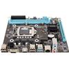 Phefop Scheda Madre da Gioco H81, DDR3 LGA 1150 Micro ATX a Doppio Canale | Socket LGA1150 per CPU di Quarta Generazione, Slot M.2 Supporta NVMe e NGFF, Interfacce SATA e USB Multiple