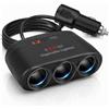 Maehihw Multipresa Accendisigari 12 V/24 V 120 W, caricatore USB C per auto | Multipresa Accendisigari 12 V 24 V con porta USB C PD, 120 W