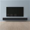 Mai & Mai Mobile TV 300x40,2x30cm, Marrone chiaro+Antracite opaco | Mobile TV per Televisore, Armadietto per TV Basso Soft-close con Ante per Soggiorno, Camera da Letto Fernsehschrank02