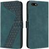 OKZone Cover per Huawei Y5 2018/Honor 7S/Y5 Prime 2018, Custodia a Libro in Pelle Protettiva Folio Portafoglio con Chiusura Magnetica e Slot per Carte Wallet Case Flip Antiurto Cover (Verde)