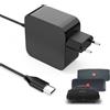 Ruilezyo Caricatore USB C 65W per JBL Chargeur 4/5/6, Flip 5/6/7/8, Pulse 4/5/6, Clip 4/5/6, GO 3/4/5, Xtreme 3/4/5, JRPOP, Vibe Beam, Endurance Peak altoparlante Bluetooth USB C adattatori