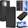 XINYEXIN Cover per Xiaomi Redmi Note 17 Pro Max 5G | Nero, Cover a Libro, Portafoglio, Blocco RFID, Slot per Carte, Chiusura Magnetica, Supporto, Antiurto