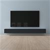 Mai & Mai Mobile TV 300x40,2x30cm, Antracite opaco | Mobile TV per Televisore, Armadietto per TV Basso Soft-close con Ante per Soggiorno, Camera da Letto Fernsehschrank02
