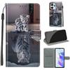 SIENIANLINE Cover per Honor X7A custodia portafoglio Tigre | Chiusura magnetica, Scomparti carte, Funzione supporto, Pelle PU flip cover per Honor X7a