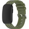 GIOPUEY Cinturini Compatibile con Garmin CIRQA Band, Morbido Silicone Cinturino [Resistente all'Usura] [Traspirante] - A-Darkgreen