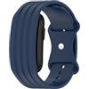 GIOPUEY Cinturini Compatibile con Garmin CIRQA Band, Morbido Silicone Cinturino [Resistente all'Usura] [Traspirante] - B-Darkblue