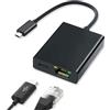 ARCELI Adattatore da Micro USB a Ethernet per Chromecast e TV Stick - Adattatore di Rete Portatile - Adattatore da USB a RJ45 Ethernet 100 Mbps - Adattatore LAN Compatibile con Fire TV Stick