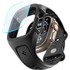 Spigen Liquid Air Pro Cover Cinturino e Vetro per Apple Watch Ultra 4/3/2/1 | Custodia monoblocco in TPU con cinturino e protezione a 360° con vetro temperato 9H per Apple Watch Ultra 49mm - Nero