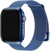 Fullmosa Cinturino per Apple Watch 40mm 42mm Serie 12 11 10 Acciaio, Blu | per iWatch SE3/2 Serie 6 5 4 40mm/ Serie 9 8 7 41mm/38mm 3 2 1, Cinturini Milanese Metallo Bracciale Elegante per Uomo Donna