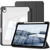 GKABXY Custodia per iPad A16 11/10 generazione 2025/2022 (11/10,9 pollici) | Slim Smart Cover con portapenne, telaio in morbido TPU, retro in policarbonato trasparente, antiurto, per auto sveglia/sonno