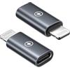 HOSOW Adattatore USB C a Lightning (2 Pezzi), Adattatore Lightning USB C PD 36W Ricarica Rapida adattatore USBC lightning Per iPhone 14 13 12 11 Pro Max, iPad Pro/Air 5/Mini 6, Non adatto per OTG/Audio