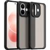 ESHUYI Cover Opaca per Xiaomi Redmi Note 17 Pro 5G | Custodia Cellulare Antiurto Sottile Posteriore Glassata Traslucida, Bordo in TPU Morbido, Anti-Impronte, Nero