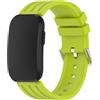 GIOPUEY Cinturini Compatibile con Garmin CIRQA Band, Morbido Silicone Cinturino [Resistente all'Usura] [Traspirante] - A-Green
