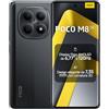 XIAOMI POCO M8 5G, Smartphone 8+256GB, Nero, Snapdragon® 6 Gen 3 | Display AMOLED FIoW 6,77 120Hz, Doppia fotocamera AI 50MP, Design curvo 3D da 7,35 mm, Garanzia 2 anni