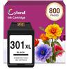 Cyloral 301XL Cartucce per HP 301 XL Deskjet 3050 3055A 3000 Nero | Compatibile con HP Deskjet 3050A 3052A 1050A 1055 OfficeJet 2620 2622 4630 4632 4634 4639 Envy 4500 4502 5530 5532 Cartuccia
