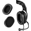 V-MOTA Ear Pad auricolari di fosforo del cuscino parti di riparazione per Telex hr-1l hr-2l & David Clark H10 & QZ99 QZ5 Pilot Aviation Headset paraorecchie cuscino (1 paio)