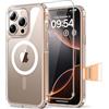 TAURI Cover Magnetica per iPhone 16 Pro Max, Trasparente | con Pellicola in Vetro Temperato,Compatibile con MagSafe,Controllo Della Fotocamera,Magnetica Custodia per Sottile Anticaduta