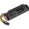 TECHTEK Batteria 3400mAh compatibile con [Castles] Vega 3000, Vega 3000P, per [Valor] VL110, per [Dejavoo] Z8, Z9 Black, Z9 v4 sostituisce 40100023, B16, V3M2