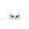 Fanmusic GATE - Cuffie intrauricolari con driver dinamico e cavo da 0,78 a 2 pin (bianco, senza microfono)