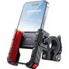 JOYROOM 2025 Porta Cellulare Moto, 【Antiscivolo Antivibrante】 Supporto Telefono Bici【1s Blocco】 Universale Porta Telefono Moto Manubrio Holder per iPhone 17/16, Samsung S24/S25, 4,7-7,0 Smartphone
