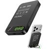 KU XIU S4 Qi2.2 25W Power Bank Magnetico Solid-State 10000mAh Slim | Display TFT Intelligente, Supporto Pieghevole, Alluminio MagSafe-Compatibile Wireless Viaggio Powerbank per iPhone 17-12