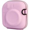 Linhexis Custodia rigida per fotocamera Instax Mini 12 11 9 8 7 Plus custodia protettiva in PU con cerniera compatta da viaggio per donne e uomini (viola)