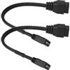 ECSiNG 2 adattatori ARGB da 3 a 4 pin, 16,5 cm, compatibili con NZXT AER RGB e F120 RGB CORE