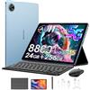 Blackview ZENO 10 5G Tablet con Tastiera e Mouse,24GB+256GB/2TB Android 15, 2K FHD+ Gaming Tablet 11 Pollici,Gemini Al,8800mAh,4G LTE 5G WiFi/PC Mode/Widevine L1/OTG/Protettiva+Penna intelligente, Blu