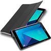 Cadorabo Custodia Tablet per Samsung Galaxy Tab S3 (9.7 Zoll) SM-T820N / T825N in NERO SATIN - Copertura Protettiva Molto Sottile di Similpelle in Stile Libro CON Auto Wake Up e Funzione Stand