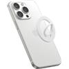 SDFWGG Supporto Magnetico per Telefono Impugnatura Rimovibile in Silicone Anello Compatibile con Accessori Magnetici Cover er iPhone 17/16/15/14/13/12 (Bianco)