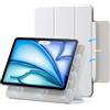 ESR Cover per iPad Air 11 M4/M3/M2, iPad Air 5a/4a Gen 10.9, Bianco | Custodia Magnetica con Supporto Trifold, Aggancio Magnetico, Supporto per Pencil Pro/USB-C, Auto Attivazione/Standby