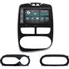Jf Sound car audio system Autoradio Custom Fit compatibile con renault Clio Android GPS Bluetooth WiFi Dab USB Full HD Touchscreen Display 10