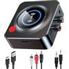 Lumoia Ricevitore Bluetooth 5.1 Adattatore Wireless RCA 3,5 mm Jack AUX | Ricevitore Audio Stereo HiFi per Auto Smartphone Tablet Altoparlante Home Cinema, Supporto Scheda TF e Funzione NFC