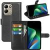 BOCTECH Cover a Libro in Pelle per Xiaomi Redmi 17, Nero | Custodia Portafoglio, Pelle Sintetica, Silione, Porta Carte, Chiusura Magnetica, Supporto Pieghevole, Antiurto Flip Case