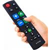 Gvirtue Telecomando universale con tasti grandi per anziani, facile da usare, telecomando per disabili alla vista, compatibile con televisori Samsung, LG, Sony, Panasonic, Sharp, Toshiba, Philips